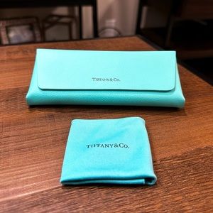 Tiffany & Co. Magnetic Eyeglasses Sunglasses Glasses Case - EUC